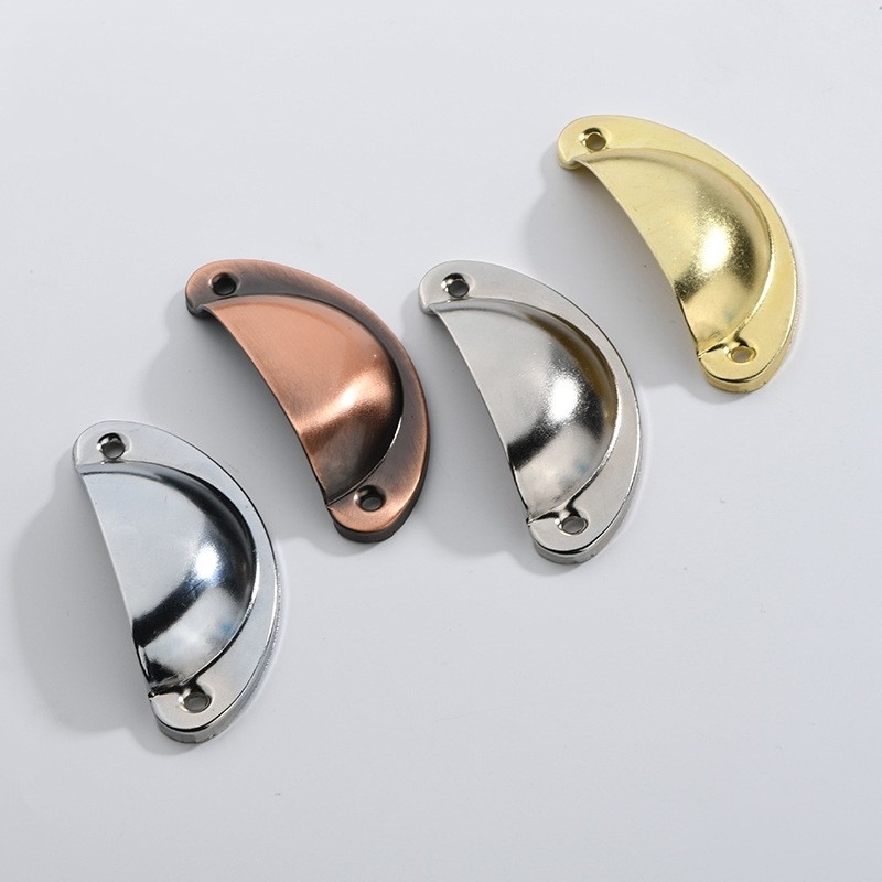 Métaux de cuisine tiroir armoire poignée de porte Shellantique Brass porte armoire boutons RCW-26986