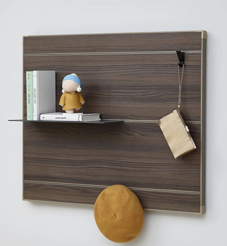 Étagère en bois pour le salon Étagère en aluminium pour la décoration de la maison