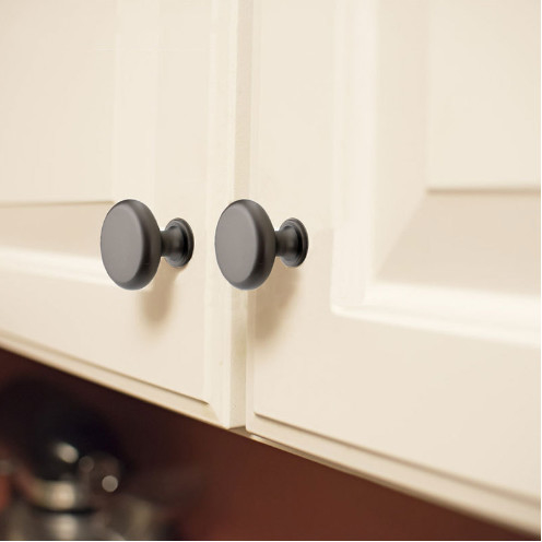 Armoire moderne simple tireurs de porte de meubles américains boutons de porte perle noir tiroir de l'armoire tireurs de soutien personnalisation