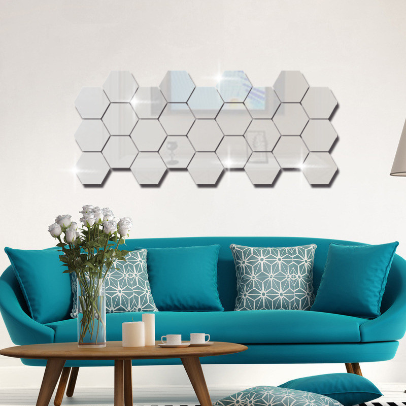 Produit de décoration intérieure en argent moderne acrylique SML