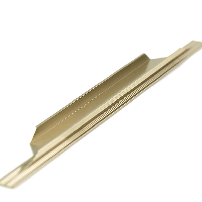 Poignées en aluminium de traction de porte de grand de la porte Rcr-368 or coloré de tiroir