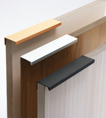 poignées faites sur commande de meubles d'aluminium de couleur de 20cm pour le tiroir