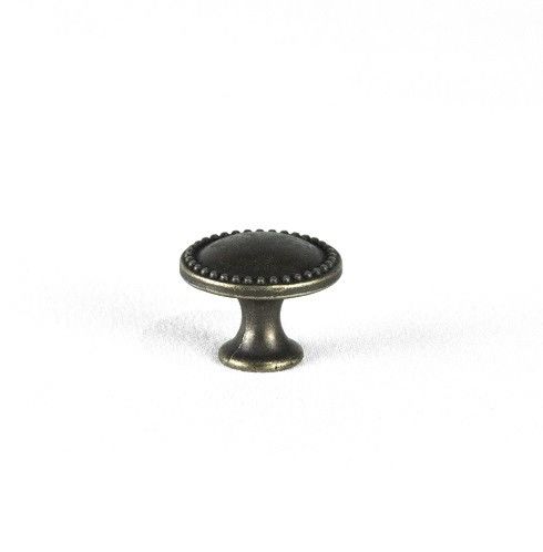 boutons en bronze ronds en alliage de zinc de Cabinet de cru de 25mm