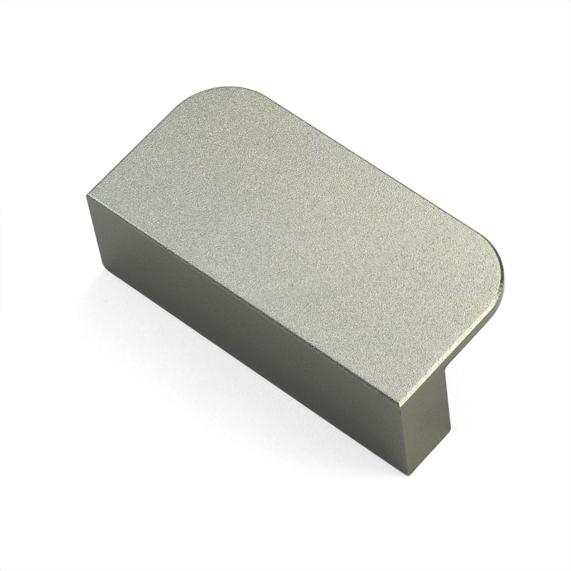 La porte adaptée aux besoins du client de Cabinet d'alliage d'aluminium manipule 60mm colorés pour le matériel à la maison
