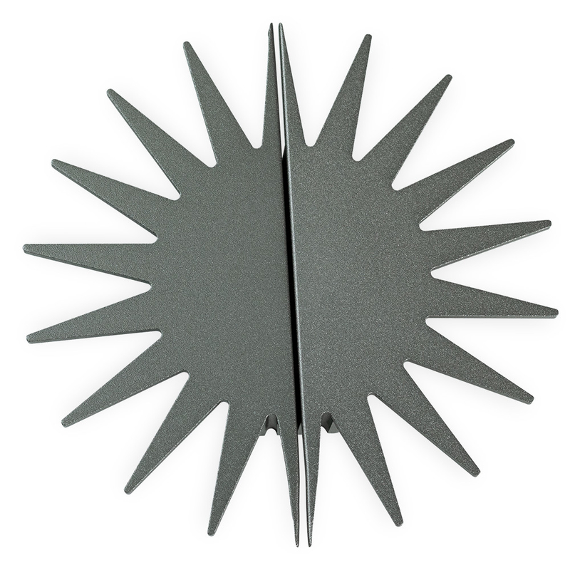 Sun d'or a formé les poignées de porte décoratives en aluminium de garde-robe de nouveauté des boutons 4.72inches de Cabinet